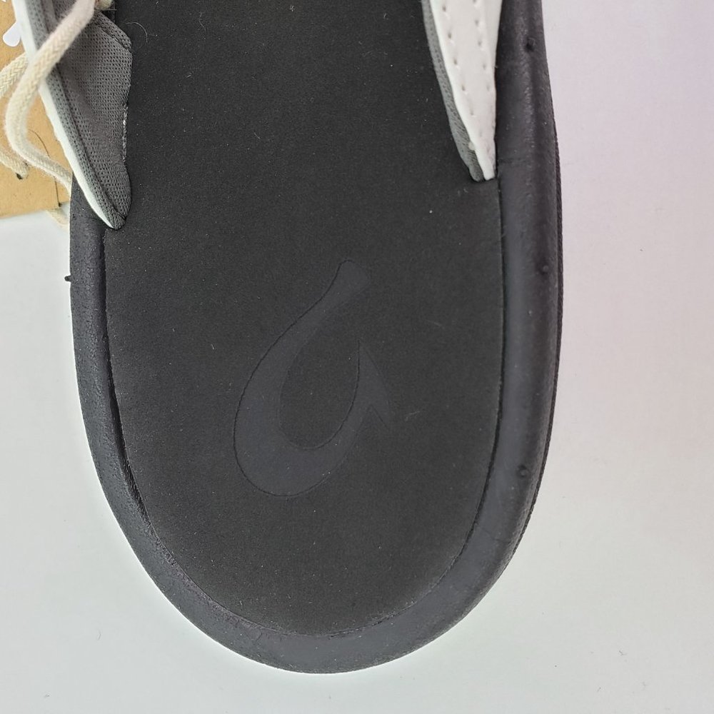 OluKai Women's White and Black Flip Flop Sandals - Picture 11 of 14